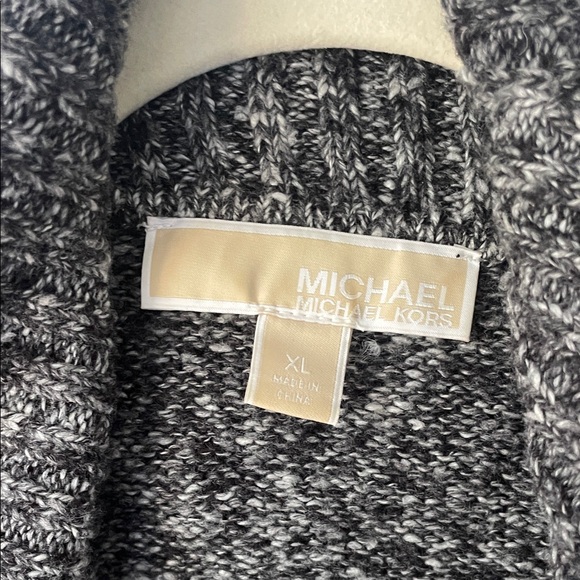 MICHAEL Michael Kors Dark Gray Cowl Neck Sweater - Picture 2 of 3